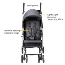Safety 1St - Step Lite Compact Stroller, Lightweight aluminum frame, Greyhound Image 2