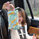 Sage Spoonfuls Reusable Sandwich and Snack Bag Snackie and Munchie Set, Giraffe Image 4