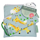 Sage Spoonfuls Reusable Sandwich and Snack Bag Snackie and Munchie Set, Giraffe Image 6