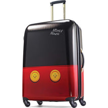 Samsonite - Disney Hardside Luggage with Spinner Wheels, Black/Red/Mickey Mouse Pants Image 1