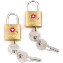 Samsonite - Travel Sentry 2-Pack Key Locks, Brass Image 1