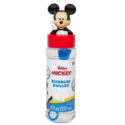 Sandy Ruben Disney Mickey Bubble Character Head, 8 oz bubble solution bottle with a Mickey Mouse figurine cap.