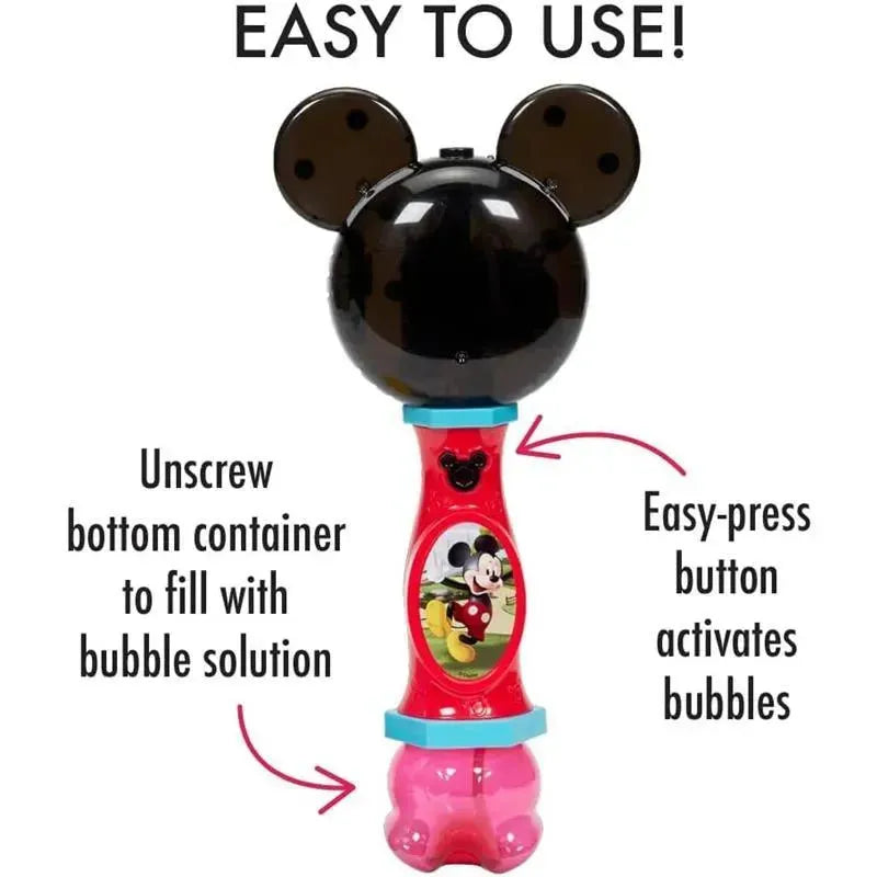 Sandy Ruben - Little Kids Disney Mickey Mouse Lights and Sound Musical Bubble Wand Image 3