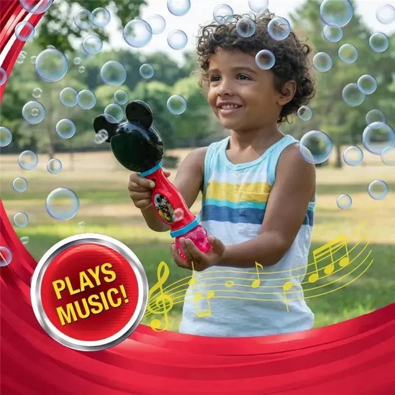 Sandy Ruben - Little Kids Disney Mickey Mouse Lights and Sound Musical Bubble Wand Image 7