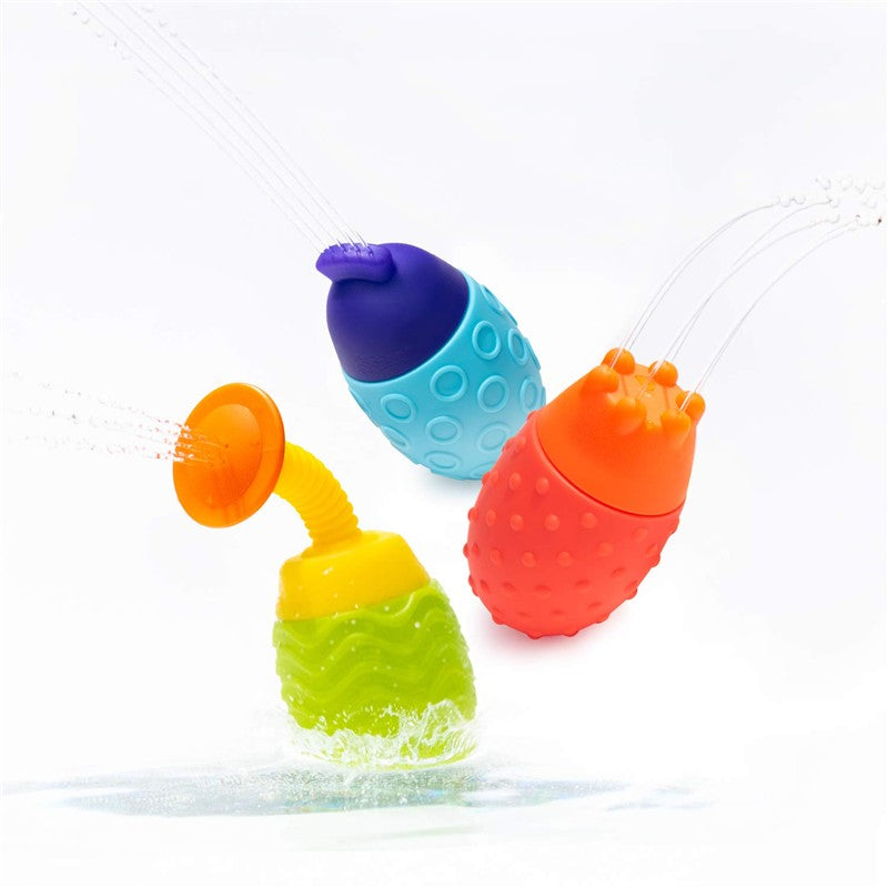 Sassy 3-Piece Easy Squeezies Bath Toys Image 5