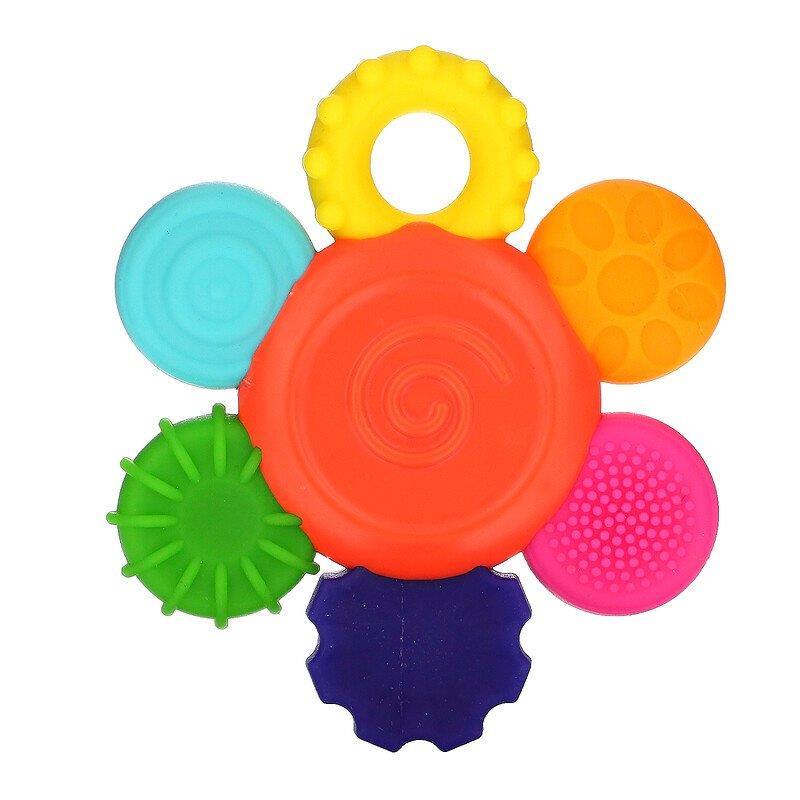 Sassy - Flower Silicone Rattle Teether Image 1