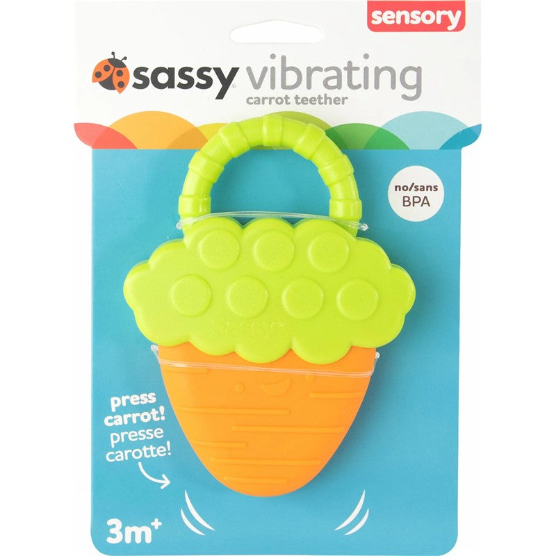Sassy Vibrating Carrot Teether Image 2