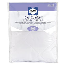 Sealy Cool Comfort Fitted Crib Mattress Pad/Protector Waterproof Image 1