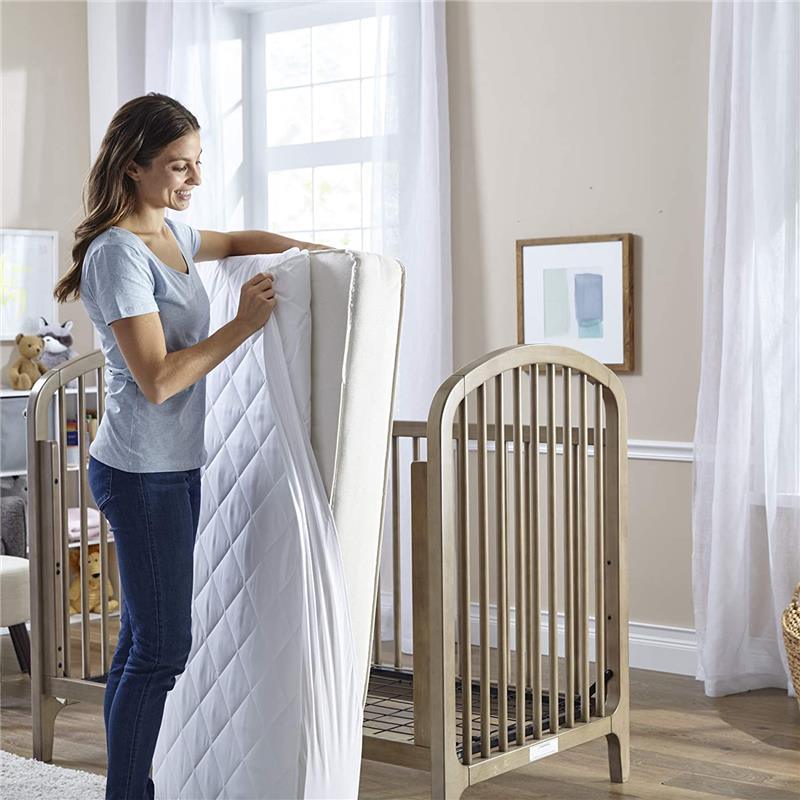 Sealy Cool Comfort Fitted Crib Mattress Pad/Protector Waterproof Image 5