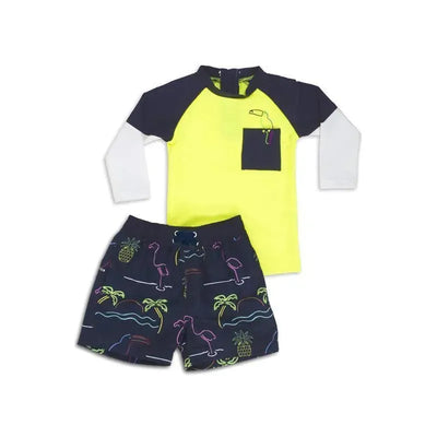 Shade Critters Neon Sign Rashguard Set Image 1