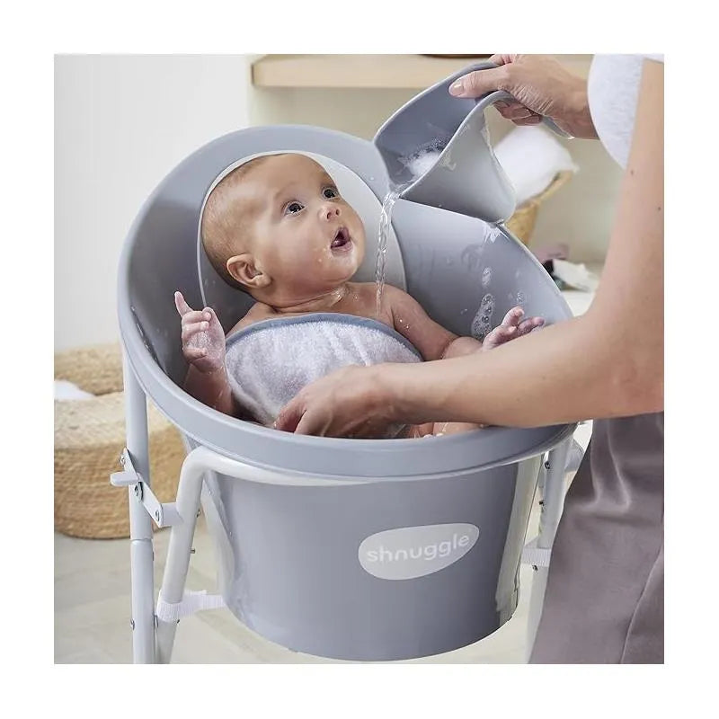 Shnuggle - Bath Rinse Jug, Pebble Grey Image 3