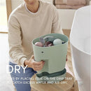 Shnuggle - Ellie Bath Toy Storage Scoop, Eucalyptus Green Image 4