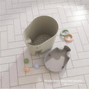 Shnuggle - Ellie Bath Toy Storage Scoop, Taupe Image 4