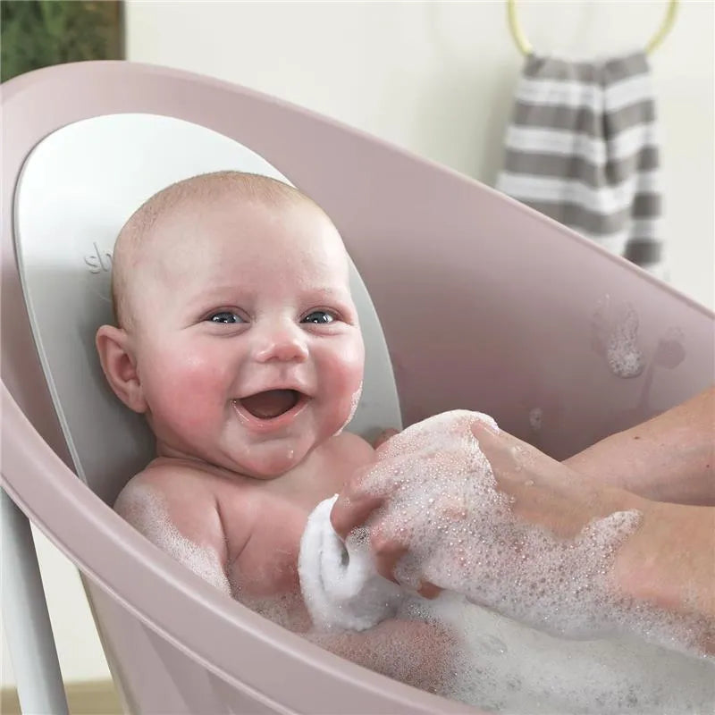 Shnuggle - Newborn Baby Bath With Plug, Blossom Image 3