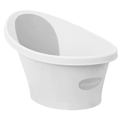 Shnuggle - Newborn Baby Bath With Plug, White Image 1