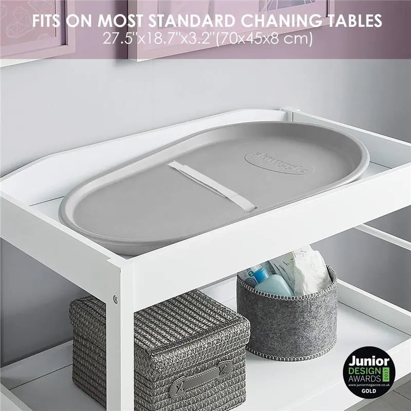 Shnuggle - Squishy Baby Changing Diaper Pad, Grey Image 4