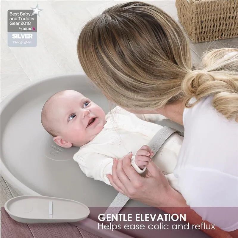 Shnuggle - Squishy Baby Changing Diaper Pad, Grey Image 5