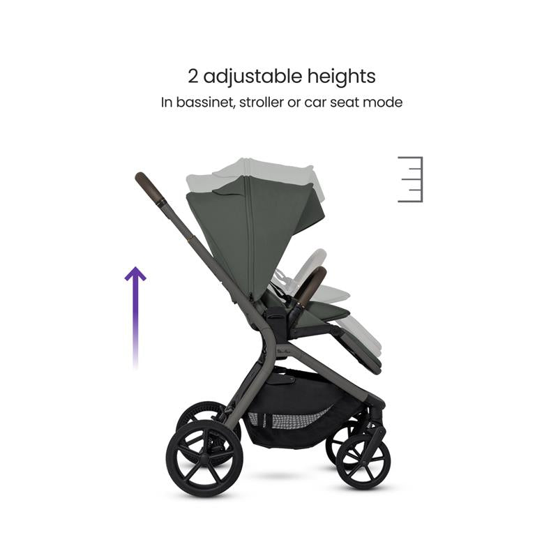 silver cross stroller car seat Silver Cross - Breez Compact Stroller, Pewter