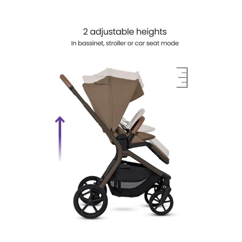 Silver Cross Breez Modular Stroller & Bassinet Bundle, Maple Image 5