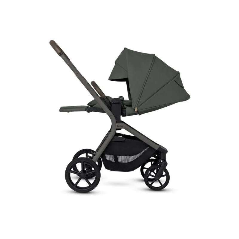 Silver Cross Breez Modular Stroller & Bassinet Bundle, Pewter Image 3