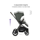 Silver Cross Breez Modular Stroller & Bassinet Bundle, Pewter Image 5