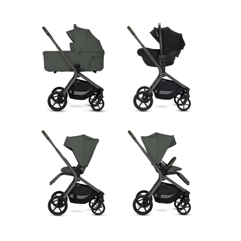 Silver Cross Breez Modular Stroller & Bassinet Bundle, Pewter Image 9
