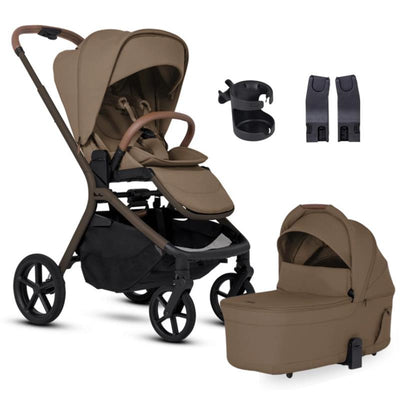 Silver Cross Breez Modular Stroller & Newborn Essentials Bundle, Maple Image 1