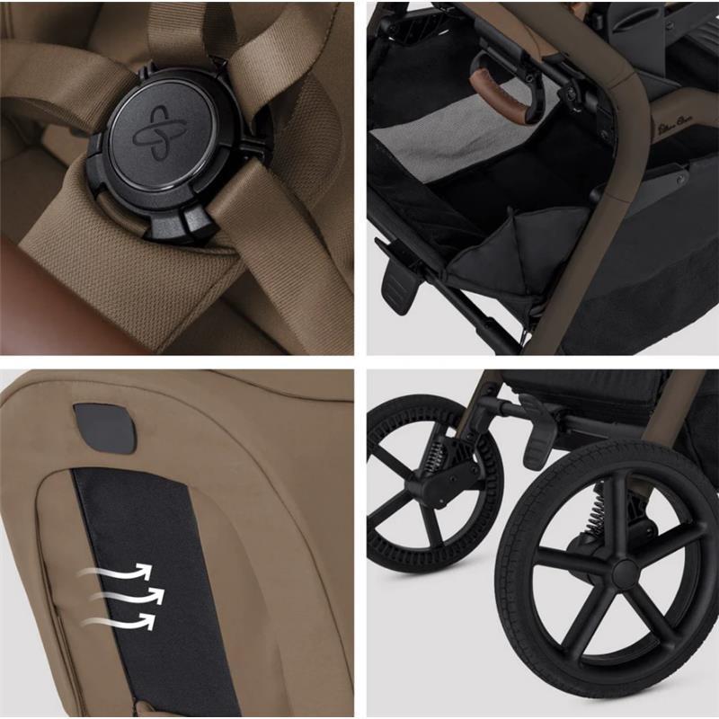 Silver Cross Breez Modular Stroller & Newborn Essentials Bundle, Maple Image 8