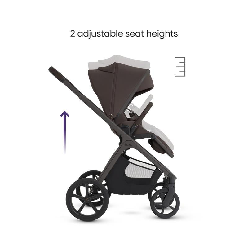 Silver Cross Cove 2 Full-Size All-Terrain Stroller, Chocolate Image 3