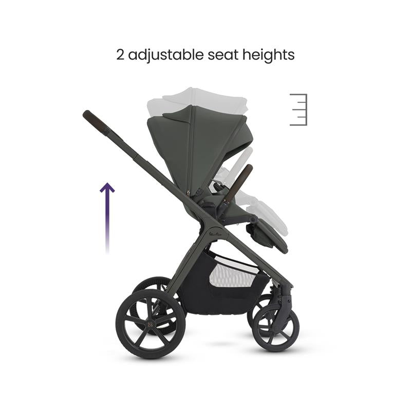 Silver Cross Cove 2 Full-Size All-Terrain Stroller, Pewter Image 6