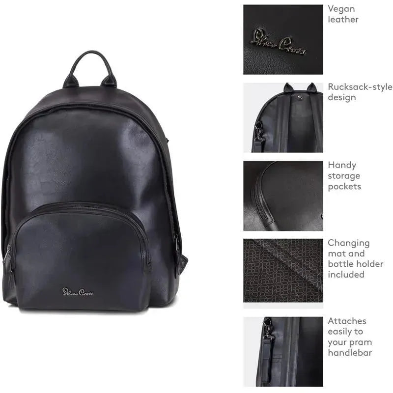 Silver Cross Dune/Reef Rucksack Changing Bag, Black