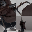 Silver Cross - Jet 5 Ultra Compact Stroller, Ganache Chocolate Image 6