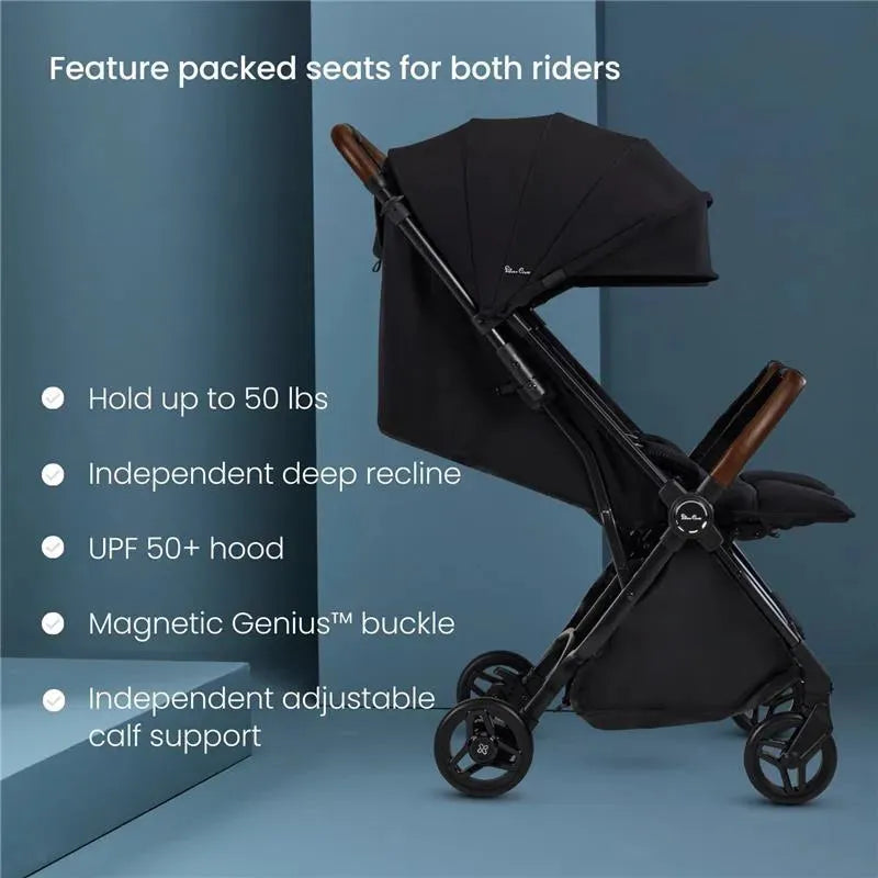 lightweight double stroller with car seat Silver Cross Jet Double Stroller