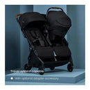 Silver Cross - Jet Lightweight Double Stroller, Black Image 2