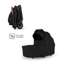 Silver Cross - Nia Compact Folding Bassinet, Onyx Black Image 1