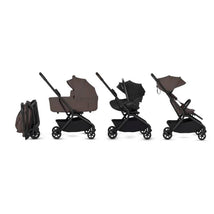 Silver Cross Nia Compact Stroller & Folding Bassinet Bundle, Chocolate Image 2