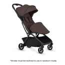 Silver Cross Nia Compact Travel Stroller, Cup Holder & Travel Bag Bundle, Chocolate Image 4