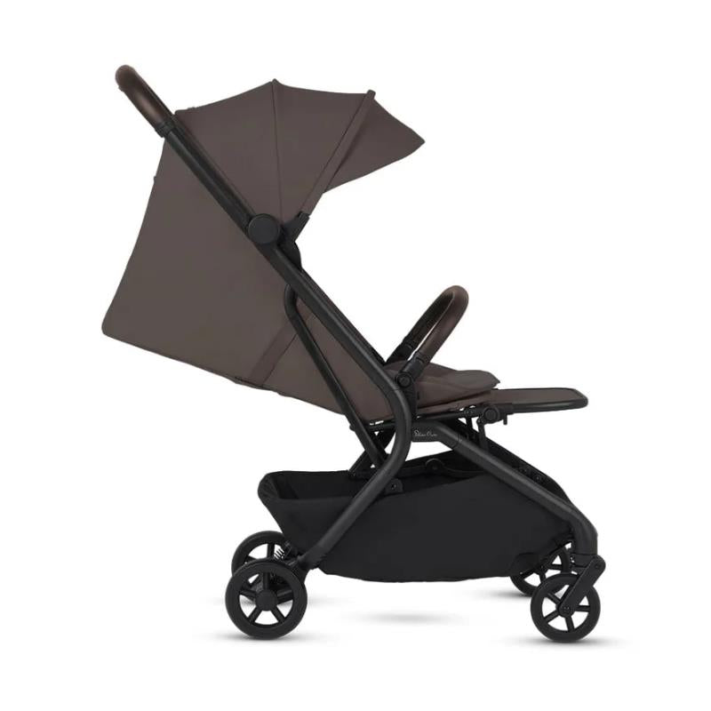 Silver Cross Nia Compact Travel Stroller, Cup Holder & Travel Bag Bundle, Chocolate Image 5