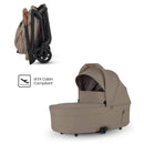 Silver Cross Nia Compact Travel Stroller & Bassinet Bundle, Champagne Image 15