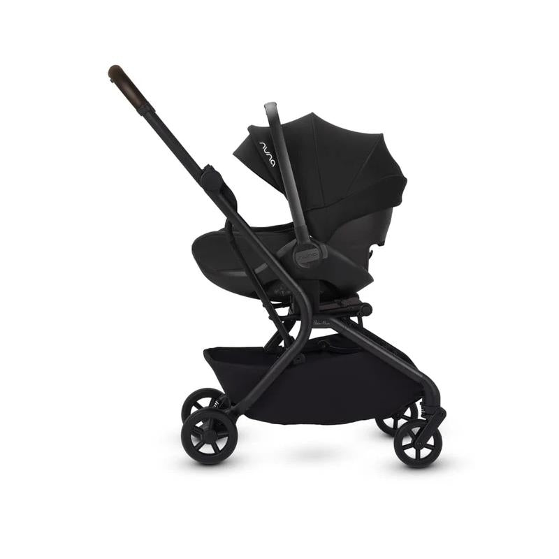 travel bassinet stroller Silver Cross Nia Compact Travel Stroller & Bassinet Bundle, Chocolate