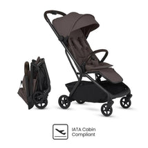 Silver Cross Nia Compact Travel Stroller & Bassinet Bundle, Chocolate Image 2