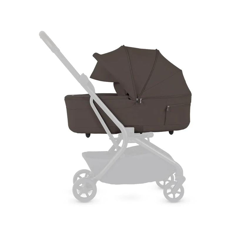 travel stroller with bassinet Silver Cross Nia Compact Travel Stroller & Bassinet Bundle, Chocolate
