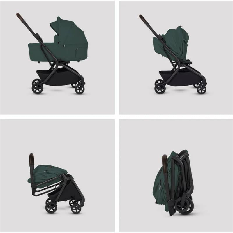 Silver Cross Nia Compact Travel Stroller & Bassinet Bundle, Conifer Image 12