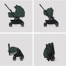 Silver Cross Nia Compact Travel Stroller & Bassinet Bundle, Conifer Image 12