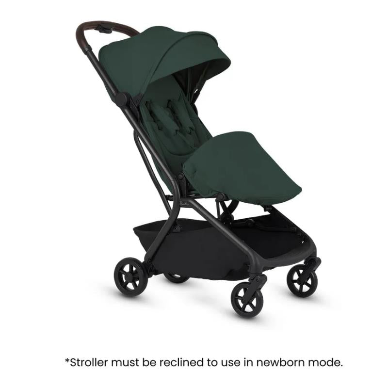 Silver Cross Nia Compact Travel Stroller & Bassinet Bundle, Conifer Image 3