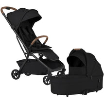 Silver Cross Nia Compact Travel Stroller & Bassinet Bundle, Onyx Image 1