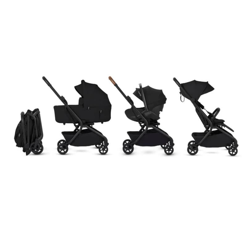 Silver Cross Nia Compact Travel Stroller & Bassinet Bundle, Onyx Image 3