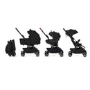 Silver Cross Nia Compact Travel Stroller & Bassinet Bundle, Onyx Image 3