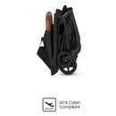Silver Cross Nia Compact Travel Stroller & Bassinet Bundle, Onyx Image 8