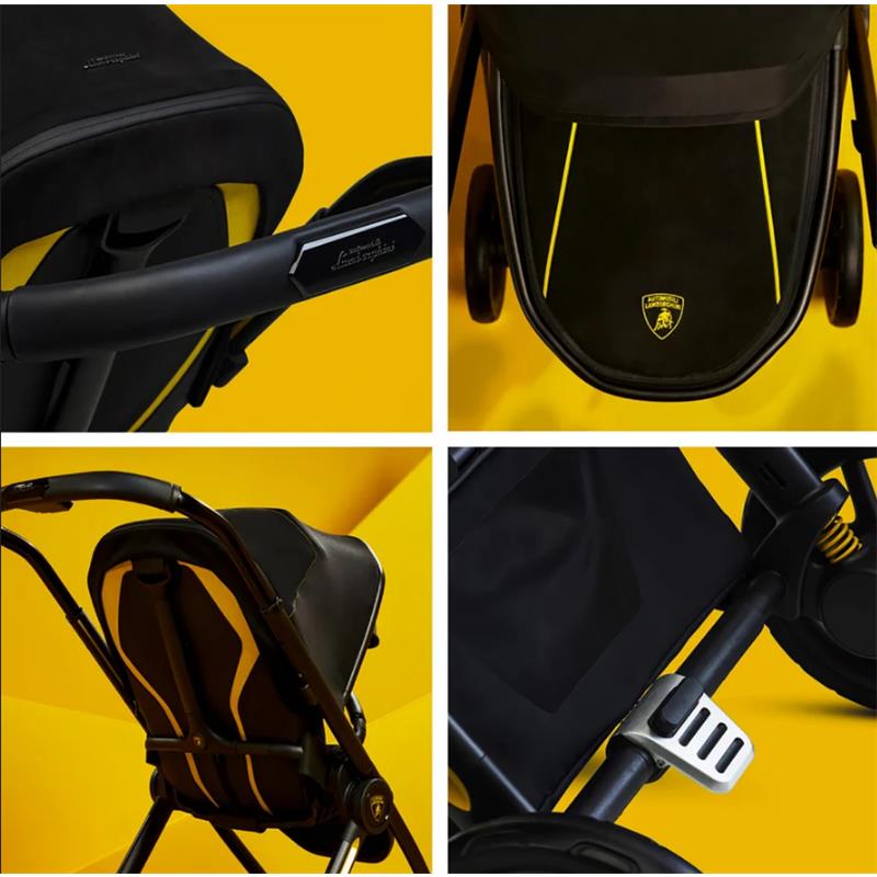 Silver Cross Reef AL Giallo Stroller Bassinet Bundle